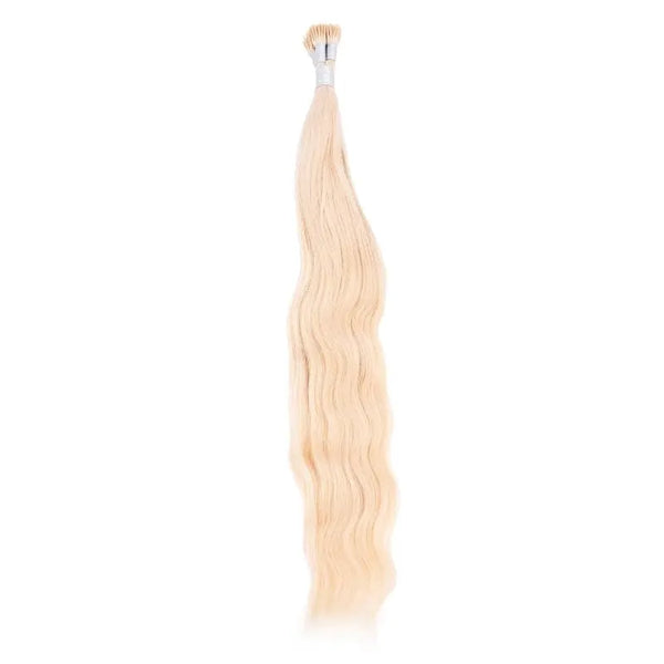 Indian Wavy Blonde I-Tip Extensions Majestic Blendz