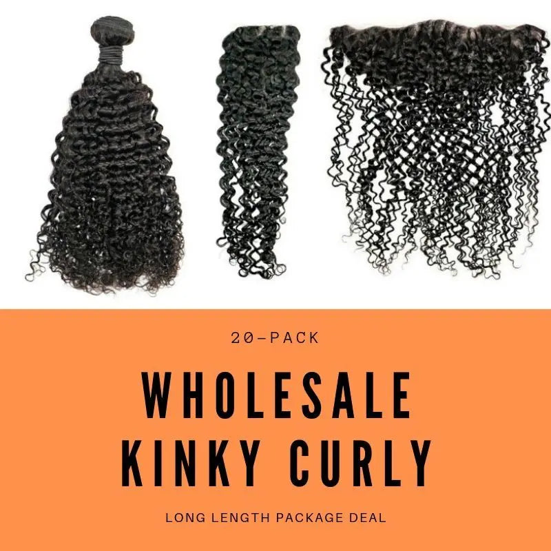 Brazilian Kinky Curly Long Length Package Deal Majestic Blendz
