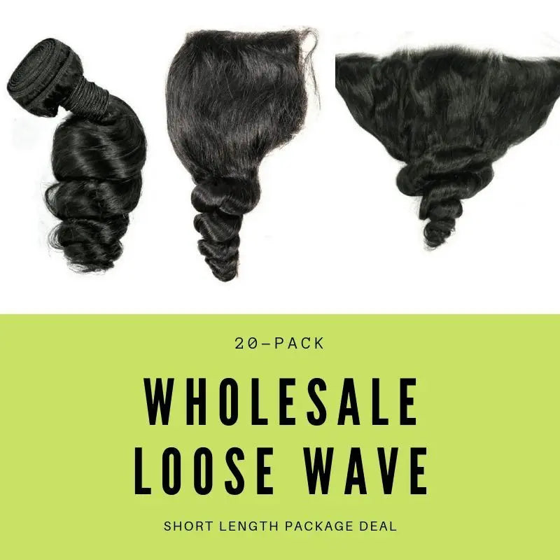 Brazilian Loose Wave Short Length Package Deal Majestic Blendz