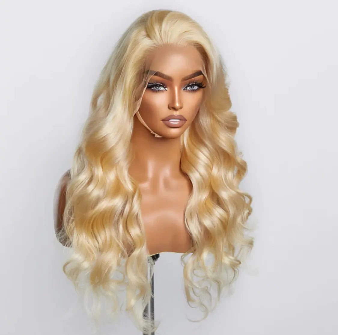 16–30 inch pre-plugged 13“ x 4“ #613 body wave lace frontal wigs 150% density – 100% human hair Majestic Blendz