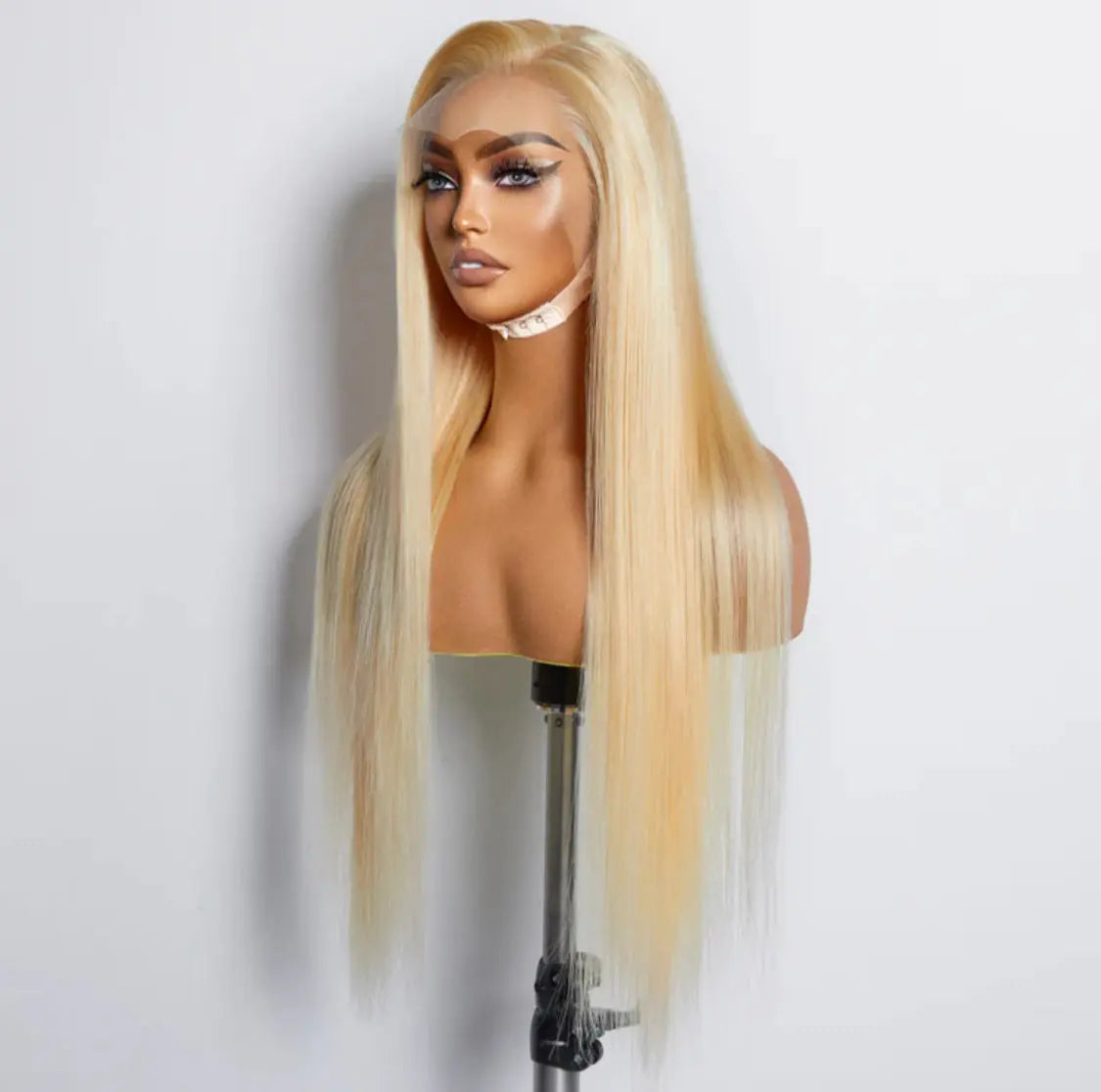 16–30 inch pre-plucked 13“ x 4“ #613 straight lace front wig 150% density Majestic Blendz