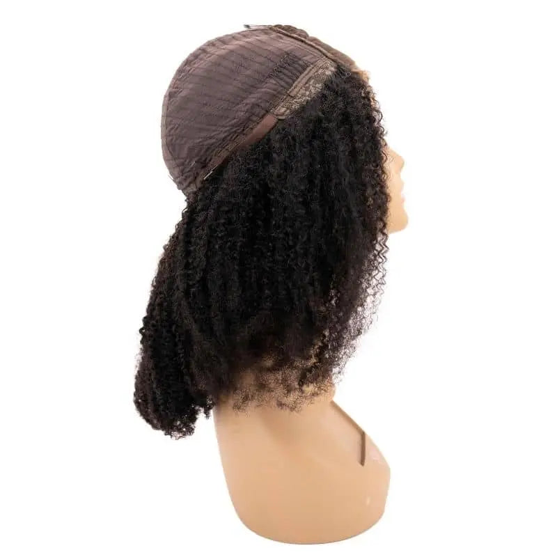 Afro Kinky Transparent Closure Wig Majestic Blendz