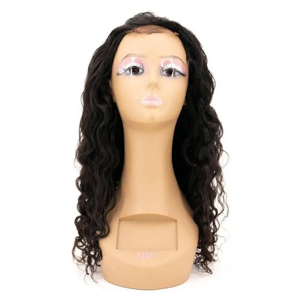 Beach Wave Transparent Closure Wig Majestic Blendz