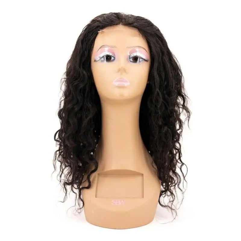 Messy Curl Transparent Closure Wig Majestic Blendz