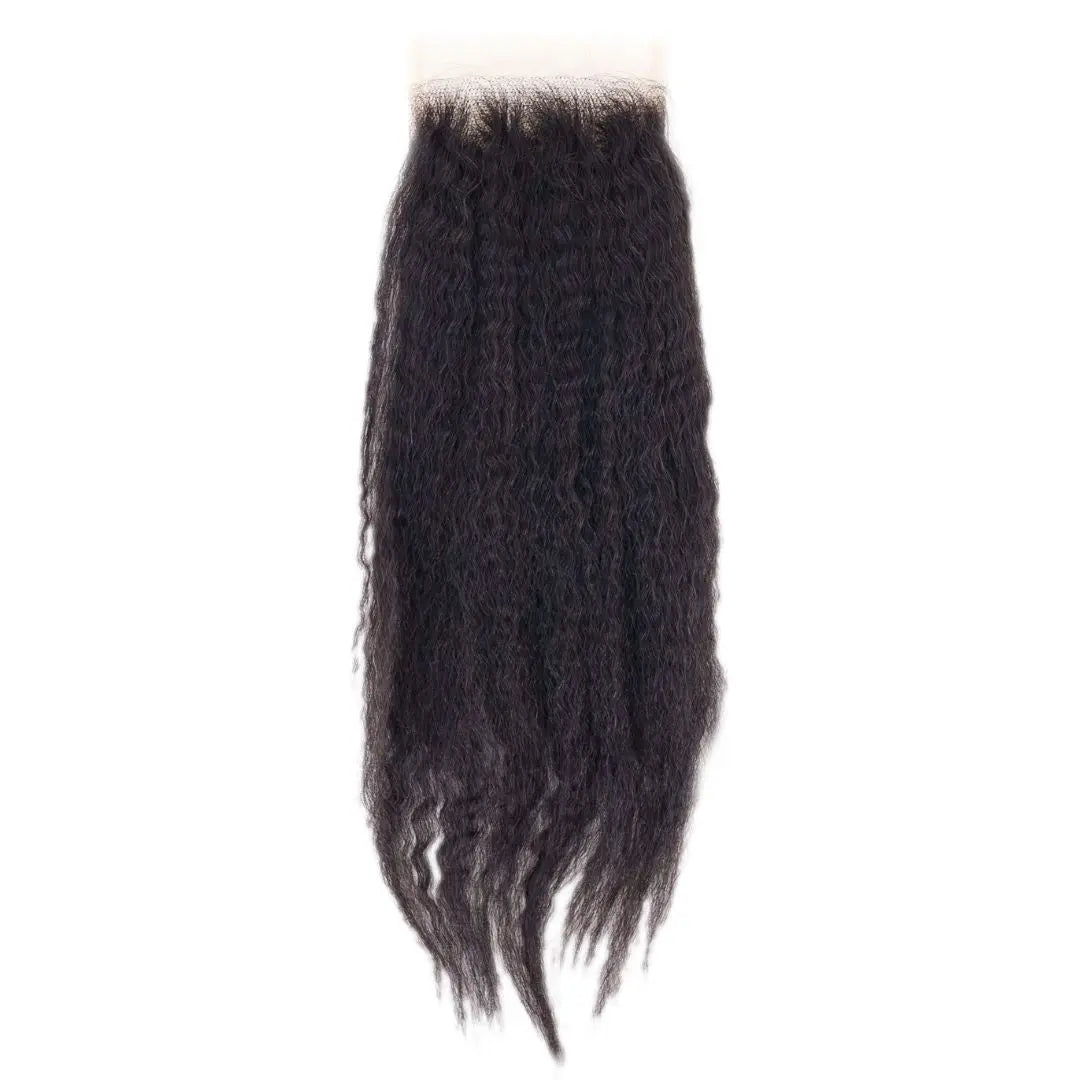 Brazilian Kinky Straight Closure Majestic Blendz