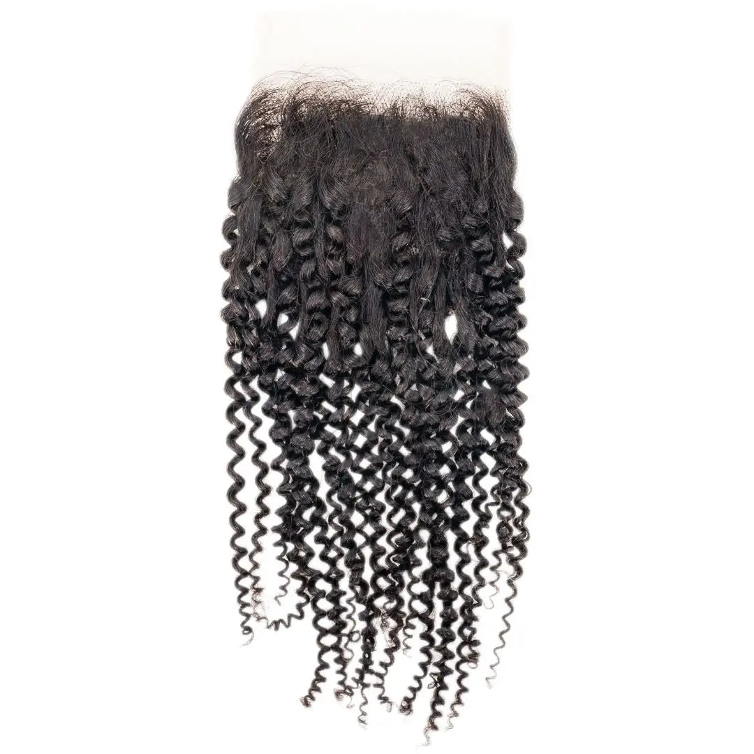 Brazilian Kinky Curly Closure Majestic Blendz