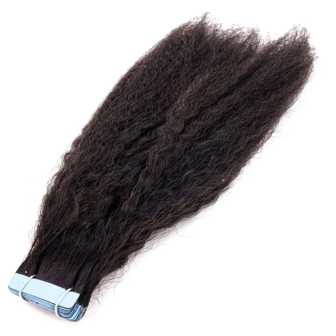 Kinky Straight Tape-In Extensions Majestic Blendz