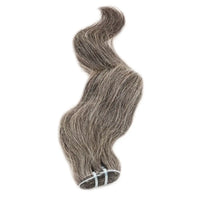 Vietnamese Natural Gray Hair Extensions Majestic Blendz