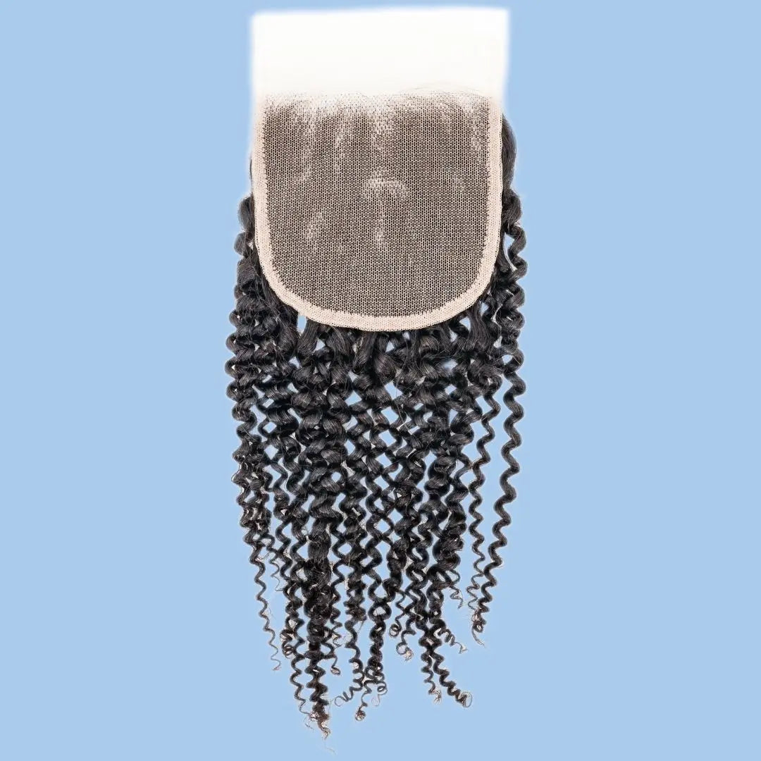 Brazilian Kinky Curly Closure Majestic Blendz