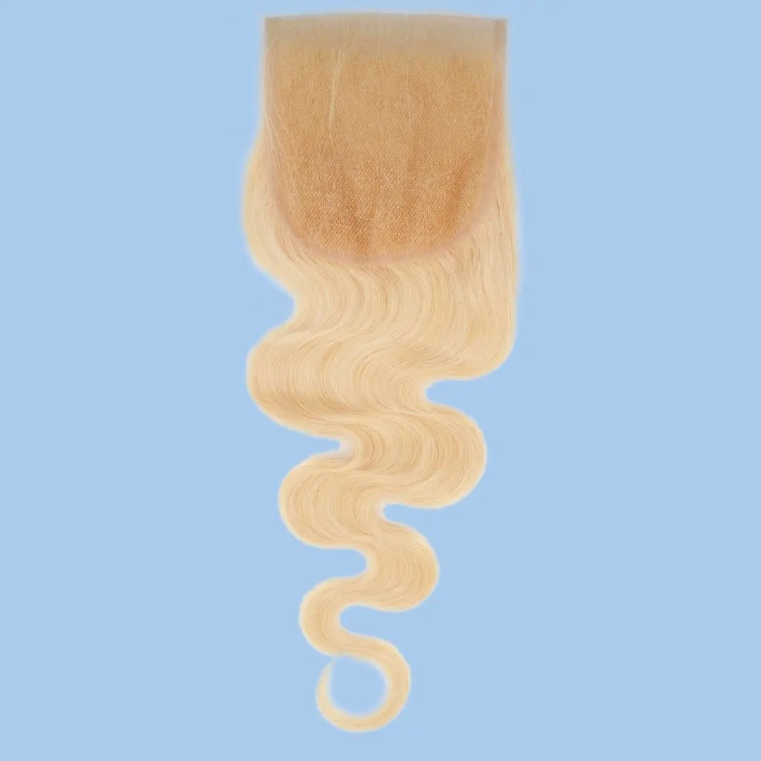 Russian Blonde Body Wave Closure Majestic Blendz