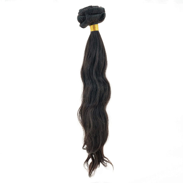 Indian Curly Natural Black Clip-In Extensions Majestic Blendz