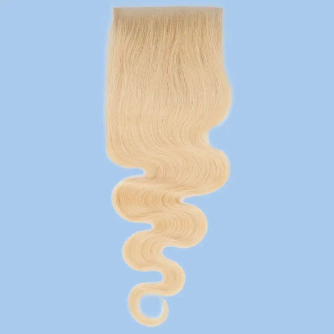 Russian Blonde Body Wave Closure Majestic Blendz