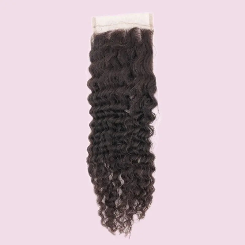 Afro Kinky Curly Closure Majestic Blendz