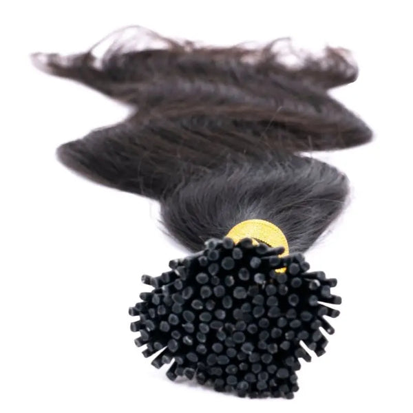 Indian Wavy Natural Black I-Tip Majestic Blendz