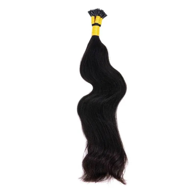 Indian Wavy Natural Black I-Tip Majestic Blendz