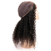 Kinky Curly Transparent Closure Wig Majestic Blendz