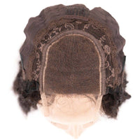 Kinky Curly Transparent Closure Wig Majestic Blendz