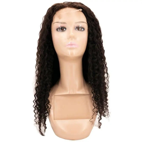 Kinky Curly Transparent Closure Wig Majestic Blendz