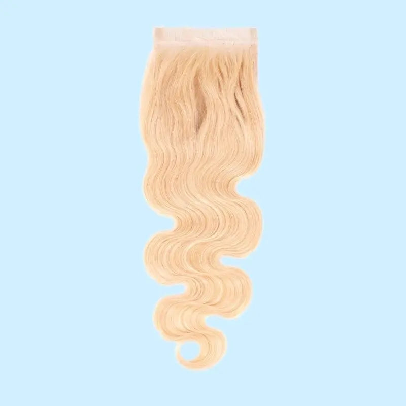 Russian Blonde Body Wave Closure Majestic Blendz