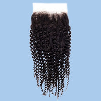 Afro Kinky Curly Closure Majestic Blendz