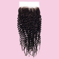 Afro Kinky Curly Closure Majestic Blendz