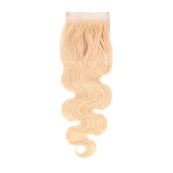 Russian Blonde Body Wave Closure Majestic Blendz