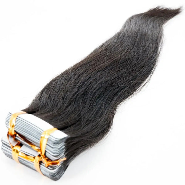 Straight Raw Tape-In Extensions Majestic Blendz