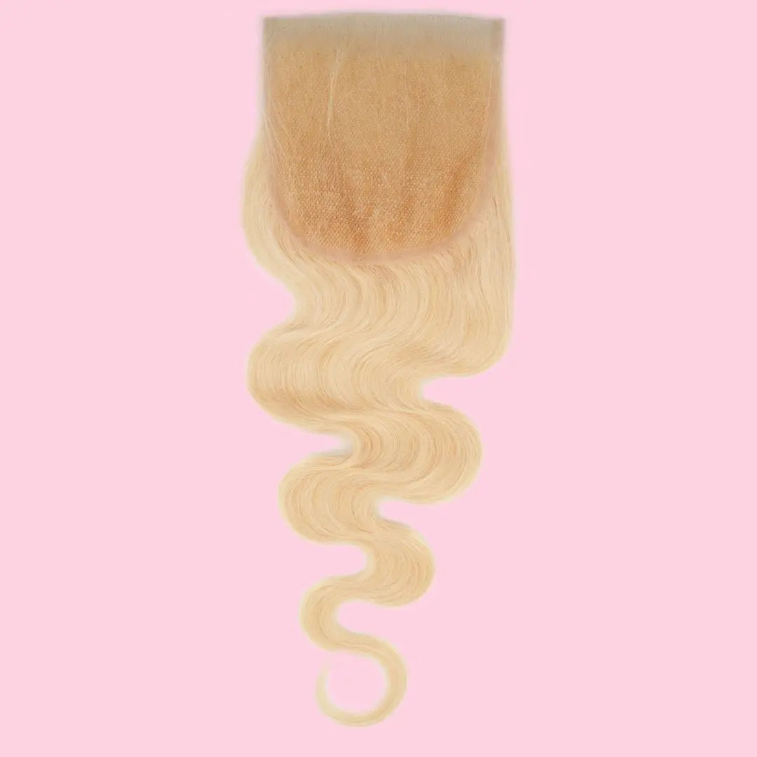 Russian Blonde Body Wave Closure Majestic Blendz