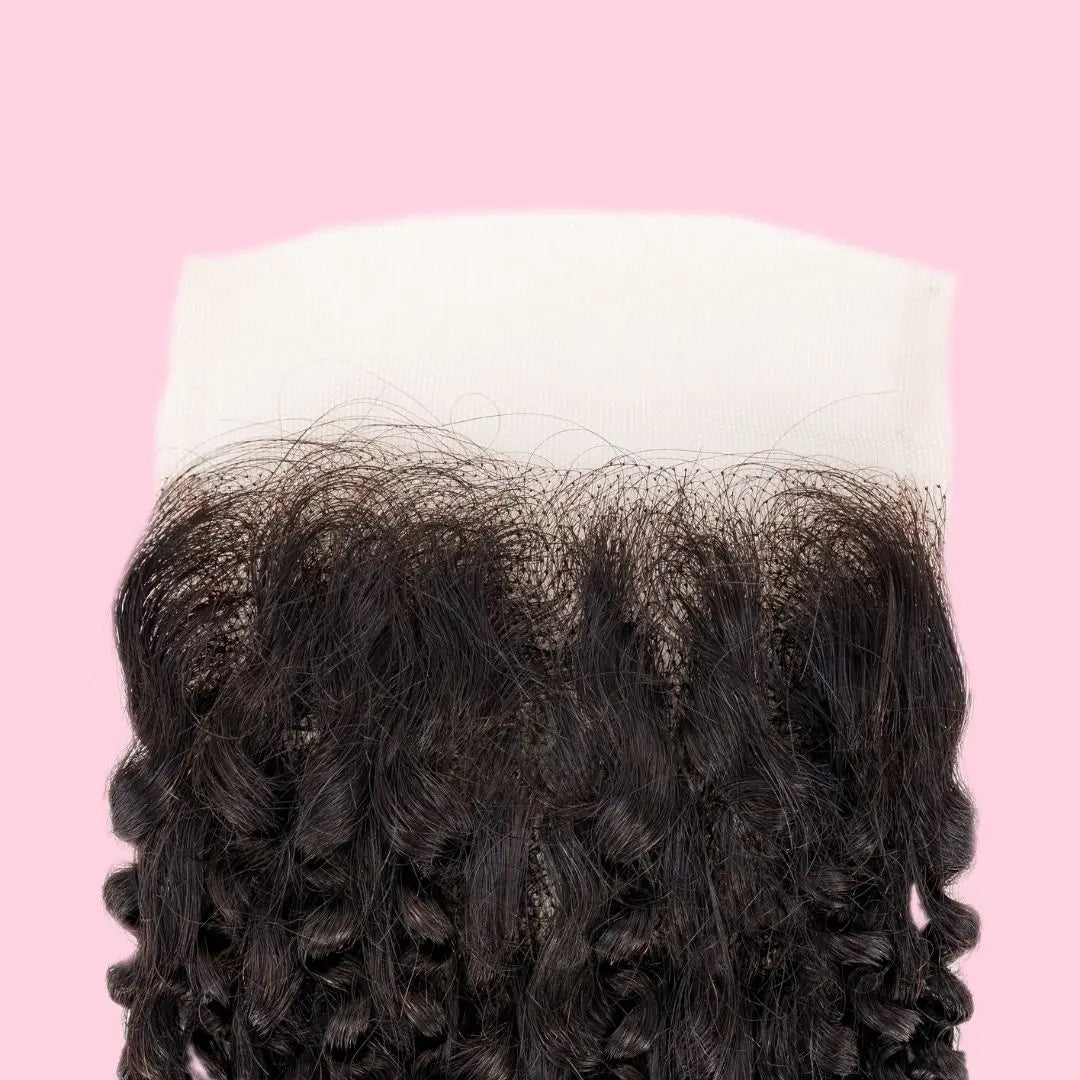 Brazilian Kinky Curly Closure Majestic Blendz