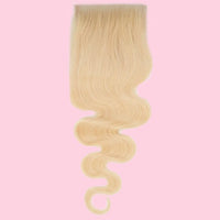 Russian Blonde Body Wave Closure Majestic Blendz