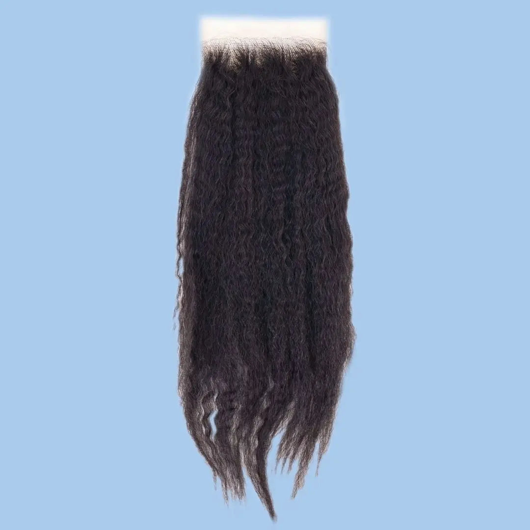 Brazilian Kinky Straight Closure Majestic Blendz